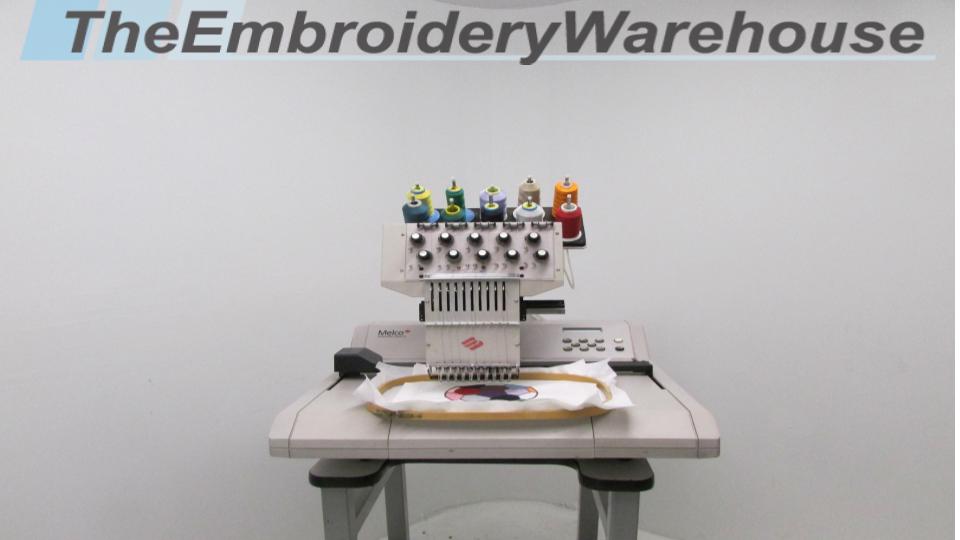 ID#1386 - Melco EMC 10 Commercial Embroidery Machine.  Year 1997 : 1 : 10 - www.TheEmbroideryWarehouse.com